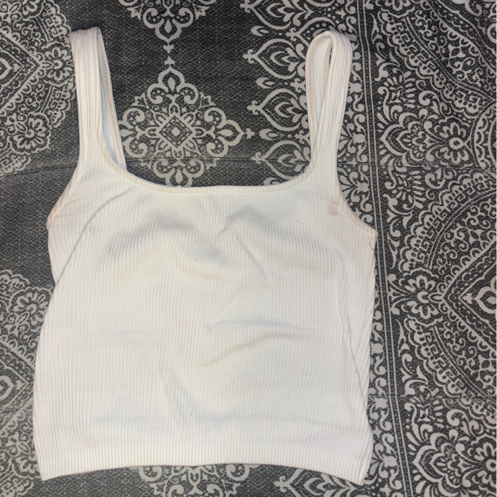 Kids White Ribbed Accessory - Picture 2 of 2